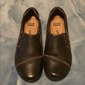 Clark’s Collection Leather Slip On Shoes